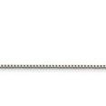 thumbnail image 1 of Stainless Steel Polished 1.5mm 24in Box Chain; 24 inch; Lobster (Fancy) Clasp; for Adults and Teens; for Women and Men, 1 of 3