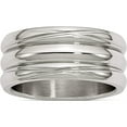 thumbnail image 1 of Stainless Steel Polished 10mm Grooved Band (Size 8) Made In China sr347-8, 1 of 5