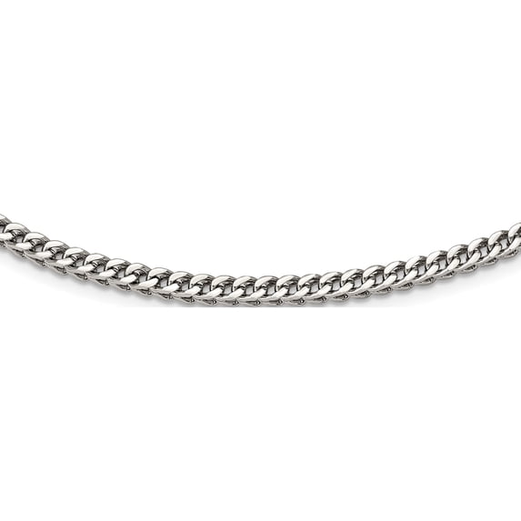 Stainless Steel Polished 24In Franco Chain (24 X 5) Made In China srn824-24