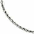 thumbnail image 1 of Chisel  Stainless Steel Polished 7mm 9 inch Rope Bracelet, 1 of 2