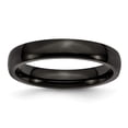 thumbnail image 1 of Stainless Steel 4mm Black IP-plated Polished Band, 1 of 6