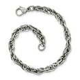 thumbnail image 1 of Stainless Steel Polished Bracelet - 9 Inch - Measures 6mm Wide, 1 of 2