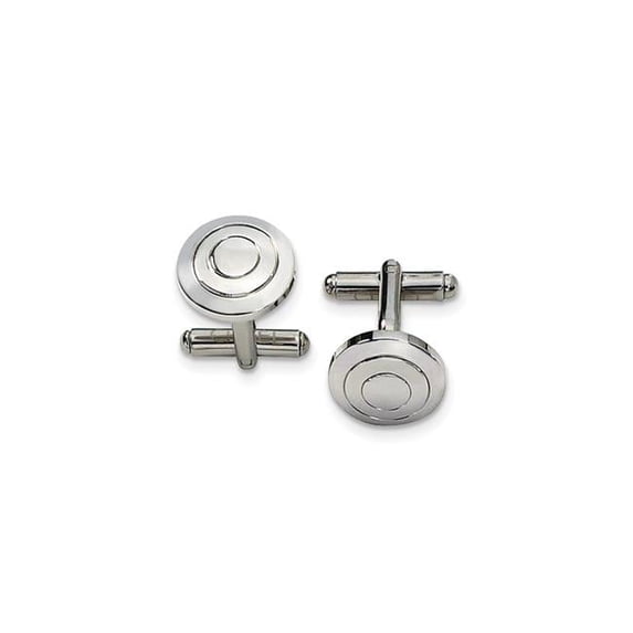 Stainless Steel Polished Cuff Links