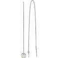 thumbnail image 1 of Stainless Steel Polished Disc Dangle Threader Earrings (165.8 X 7) Made In China sre1358, 1 of 5