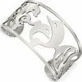 thumbnail image 1 of Stainless Steel Polished Dolphins Cuff Bangle Made In China -Jewelry By Sweet Pea, 1 of 7