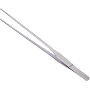 Stainless Steel Polished Extra-Long 10.6 inch Tongs Tweezers | Long Tweezers with Precision Serrated Tips for Garden, Kitchen, Indoor & Outdoor