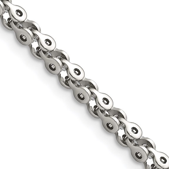 Jewelry by Sweet Pea Chisel Stainless Steel Polished 18 inch Fancy Link Chain