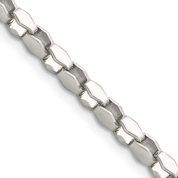 Jewelry by Sweet Pea Stainless Steel Polished Fancy Link 18in Chain