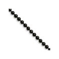 thumbnail image 1 of Stainless Steel Polished Fancy Lobster Closure 2.0mm Black Plated Ball Chain Necklace 20 Inch Chain Necklace for Women a, 1 of 3