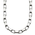 thumbnail image 1 of Stainless Steel Polished Fancy Lobster Closure Link Necklace 22 Inch 6mm Wide Pendant Necklace for Women, 1 of 2