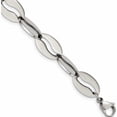thumbnail image 1 of Stainless Steel Polished Heart 8.5In Bracelet Made In China -Jewelry By Sweet Pea, 1 of 8