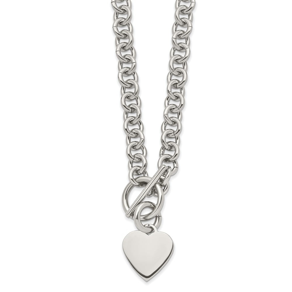 Stainless steel toggle necklace deals