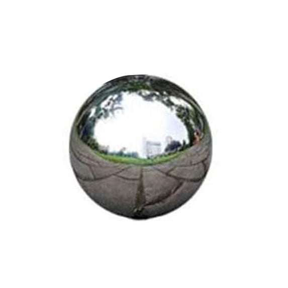 Stainless Steel Polished Hollow Sphere, 3.15 In, Patio Decor Accents, Garden Decorations, Landscape Reflecting Sphere, Outdoor Yard Decorations, Silver Surface, 1 Pc