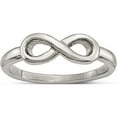 thumbnail image 1 of Stainless Steel Polished Infinity Symbol Ring, 1 of 5