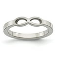 thumbnail image 1 of Stainless Steel Polished Infinity Symbol Ring, 1 of 7