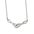 thumbnail image 1 of Stainless Steel Polished Infinity Symbols Necklace - 19 Inch, 1 of 2