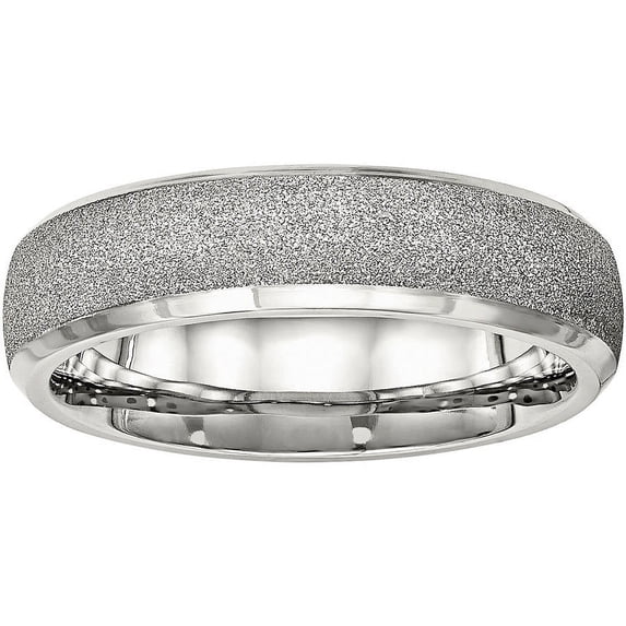 Stainless Steel Polished Laser Cut Ring