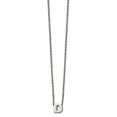 thumbnail image 1 of Stainless Steel Polished Letter Name Personalized Monogram Initial D With 2inch Ext. 18innecklace 18 Inch Pendant Neckla, 1 of 2
