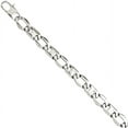 thumbnail image 1 of Stainless Steel Polished Open-Link Bracelet, 8.5, 1 of 6