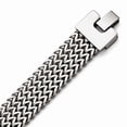 thumbnail image 1 of Stainless Steel Polished Woven Bracelet - 7.5 Inch, 1 of 2