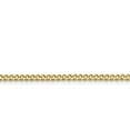 thumbnail image 1 of Stainless Steel Polished Yellow IP-plated 3mm 30in Curb Chain; 30 inch; Lobster (Fancy) Clasp; for Adults and Teens; for Women and Men, 1 of 3
