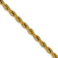 thumbnail image 1 of Stainless Steel Polished Yellow Ip Plated 3mm Rope Chain Necklace 20 Inch Chain Necklace for Women and Men, 1 of 2