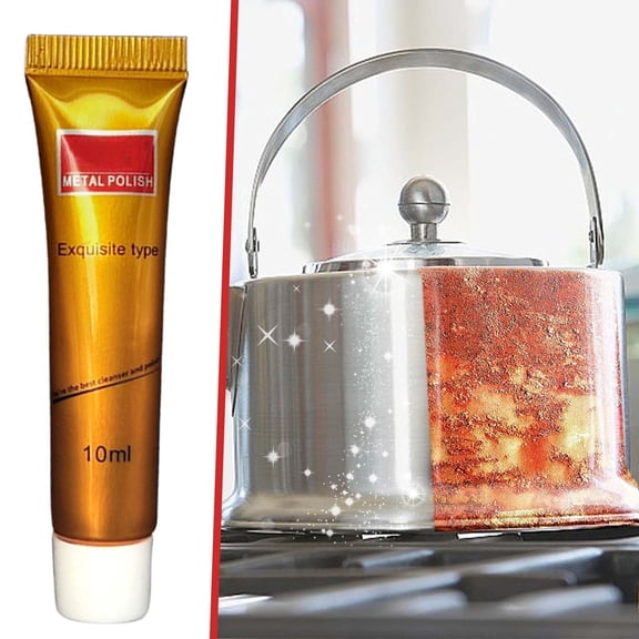 Stainless Steel Polishing Paste - Rust Removal & Cleaning Compound for Kitchen Appliances, Automotive Parts, Decorative Items - 1 Pack
