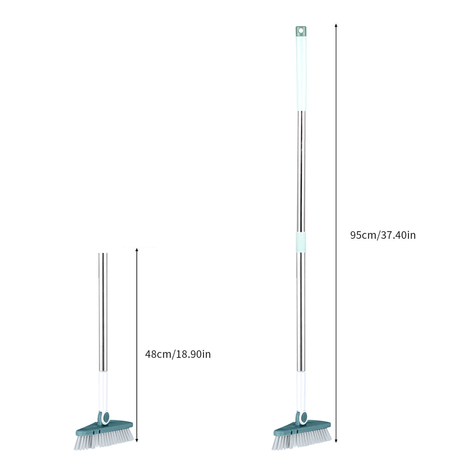 Stainless Steel Pool Brush with Pole, Handle Swimming Pool Brushes for