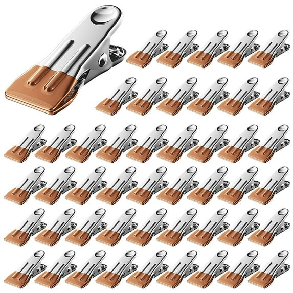 Stainless Steel Pool Cover Clips for Above Ground Pools, 48-Pack Winter Security Clamps, Easy Install No-Rust Fasteners for Steel Wall Pools