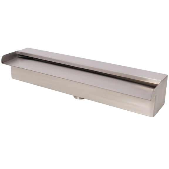 Stainless Steel Pool Fountain, Spillway for Swimming Pool Decoration Sheer Descent, Waterfall Fountain for Outdoor Garden Pond