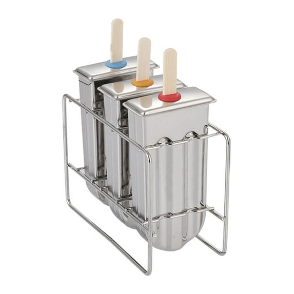 Stainless Steel Popsicle Molds DIY Ice Lolly Mould Ice Cream Stick Holder Maker