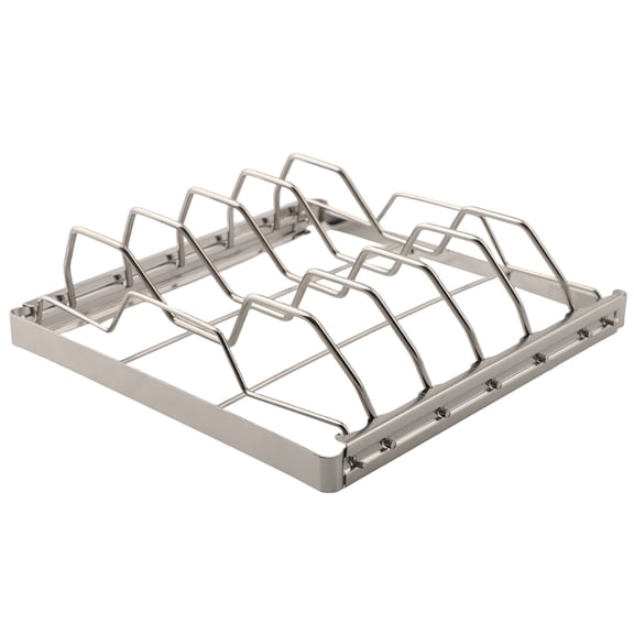 Stainless Steel Portable BBQ Grill for Outdoor Cooking - Versatile Grilling Tool for Steak, Lamb Ribs, Chicken - Even Heat Distribution, Easy Clean, Compact Design