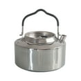 thumbnail image 1 of Stainless Steel Portable Camping Kettle for Outdoor Hot Water Boiling Barbecue and Hiking Cooking, 1 of 4