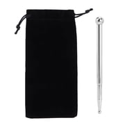 Stainless Steel Portable Ear Acupuncture Body Point Probe Massage Tool,Dual Head Facial Reflexology Tools, Acupressure Point Tool