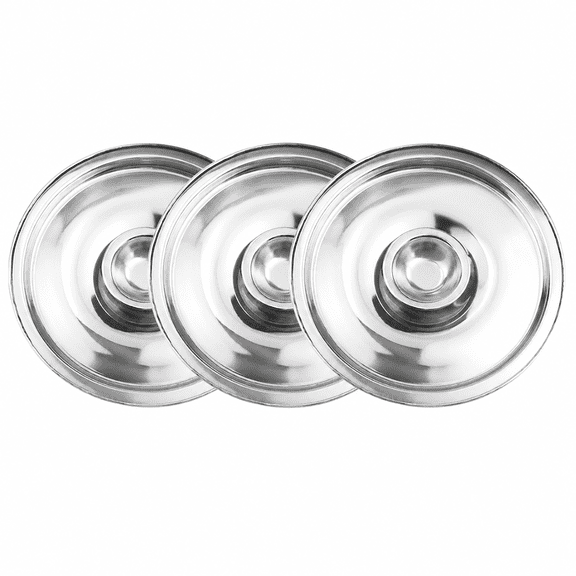 ABCISI Stainless Steel Pot Cover, Sauce Pan Lid, Universal Cookware Cover for Bowls, Cans, Pots and Small Pans, Dishwasher Safe Replacement Accessories for Kitchen Use (16cm)