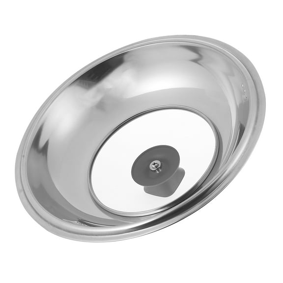 Stainless Steel Pot Cover Lid Universal Lid Cooking Pan Lid Pot Lid Replacement Heat Resistant Cookware Lids for Skillet Frying Pans Hot Pot
