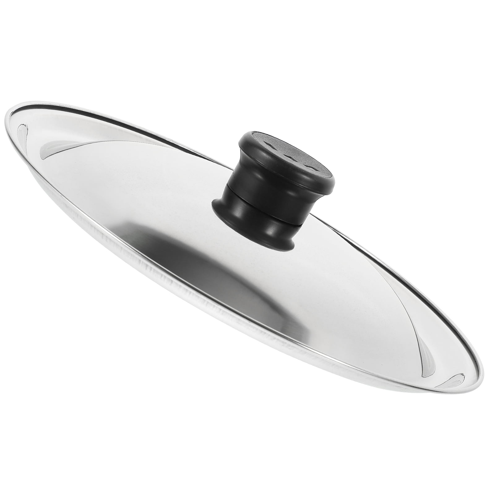 Stainless Steel Pot Lid Flat Skillet Baking Pan Universal Pan Lid Dome Lids Replacement Pot Lid