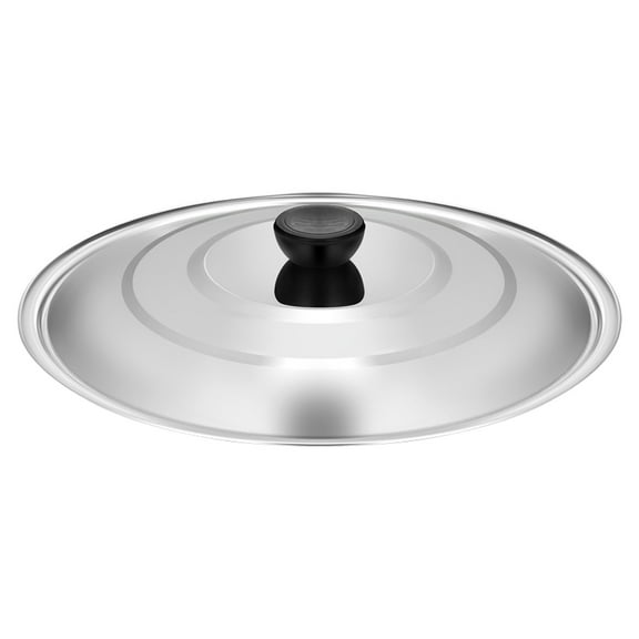 Stainless Steel Pot Lid With Knob, 30cm Size Pot Lid, Cast Iron Skillet Lid, Cooking Pot Pan Frying Pan Cover, Kitchen Cookware Accessories, Dishwasher Safe(11.'')