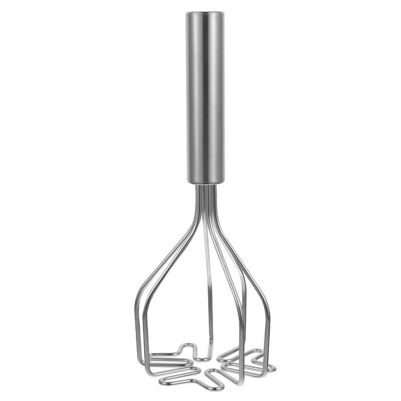 Stainless Steel Potato Masher And Ground Meat Chopper, Kitchen Gadget for Mashing Potatoes Vegetables Beef, Easy Grip Handle, Dishwasher Safe Cooking Tool Eactix