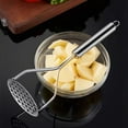 thumbnail image 1 of Stainless Steel Potato Masher, Manual Food Press, Potato Ricer Tool, Baby Food Maker, Kitchen Masher Tool, Vegetable Press, Food Mill, Cooking Utensil, Kitchen Gadget, 1 of 5
