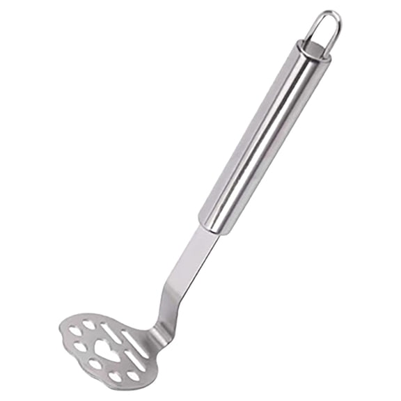 Stainless Steel Potato Masher,Manual Fruit Vegetable Pressure Mud Machine,Food Crusher,Cooking Utensil,Garlic Sweet Potato Squash Mash Masher,Multi-purpose Masher Hand Tool,2.13x7.68 in(Silver)