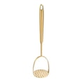 thumbnail image 1 of Stainless Steel Potato Masher, Manual Potato Press for Home, Restaurant, Easy to Clean, Dishwasher Safe, Mashed Potato Masher Gold, 1 of 4
