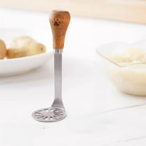 Stainless Steel Potato Masher, Manual Vegetable Crusher, Kitchen Food Press Tool, Baby Food Supplement Masher, Comfortable Handle Non Slip, Easy Clean Cooking Utensil For Mashed Potatoes