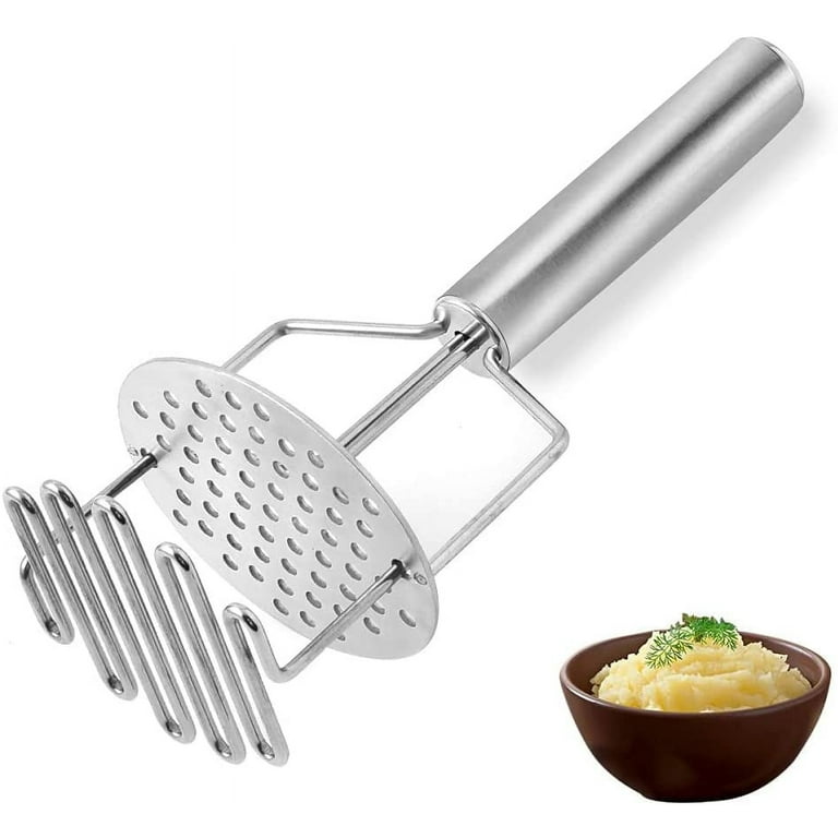 304 Stainless Steel Masher For Mashed Potatoes & Food Presser For