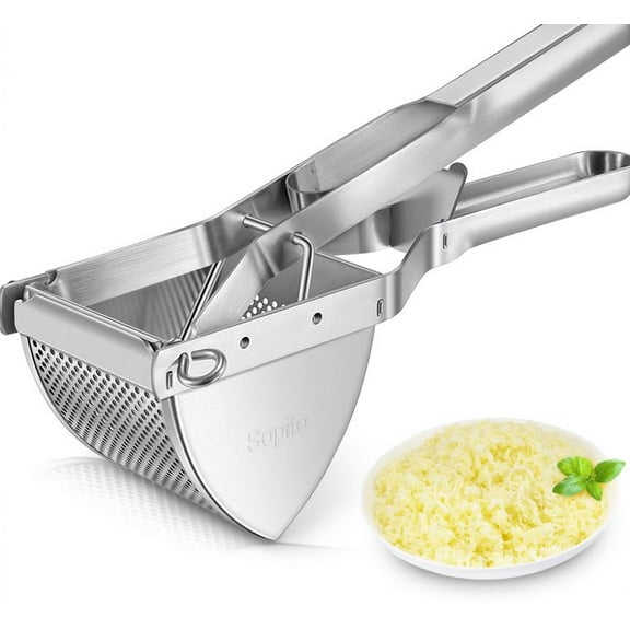 Potato Ricer, Stainless Steel Potato Masher for Commercial and Home Use
