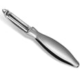 thumbnail image 1 of Stainless Steel, Potatoes Peeler, 5 in Vertical Thick Blade, Vegetable Peeler, Produce Prep Work, Stainless Steel Kitchen, Silver Handle, 1 Pc, 1 of 6