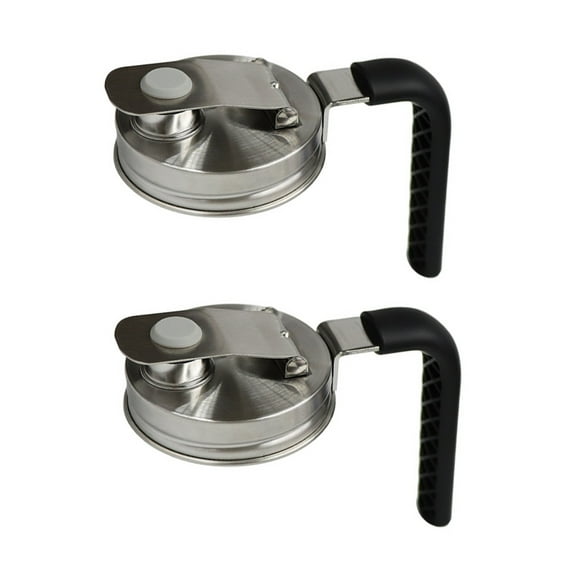 Stainless Steel Pour Spout Mason Jar Cover Corrosions Resistant Lid For Coffee Cocktails Outdoor Camping Accessories