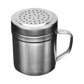 Stainless Steel Powder Shaker with Handle,Multipurpose Mesh Sieve Seasoning Dispenser for BBQ,Sifting Flour,Sugar,and Spices,Rust-Resistant Kitchen Tool