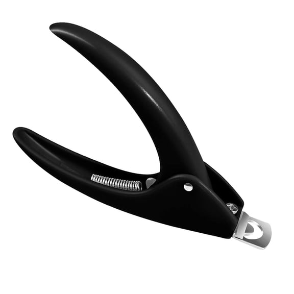 Stainless Steel Precision Nail Edge Cutter with Ergonomic Handle for Salon and Home Manicure Pedicure Grooming Tool