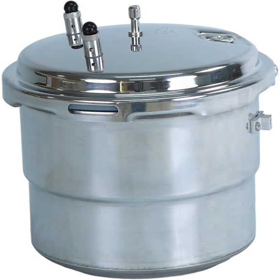 Stainless Steel Pressure Cooker - 6L High-Pressure Cooker with 3 Safety Locks, Quick & Even Cooking for Rice, Soup, Stew, Meat Dishwasher Safe & Energy Saving
